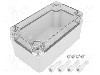 Carcasa policarbonat, 80mmx140mmx65mm, IP66, IP67, FIBOX - PC C 65 T
