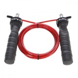 Coarda de sarit HMS SK48 Negru/Rosu FitLine Training