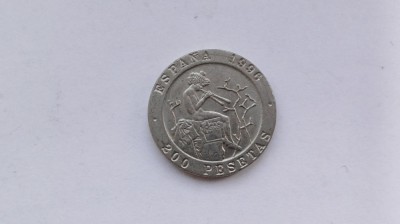 Spania--200 Pesetas 1996-Picturile lui Fortuny și Balleau foto