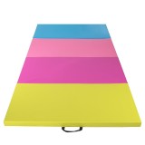 Saltea fitness groasa, dimensiune XXL, pentru antrenamente gimnastica, 240x120x5 cm, multicolor Household NewTrend