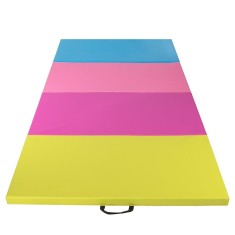 Saltea fitness groasa, dimensiune XXL, pentru antrenamente gimnastica, 240x120x5 cm, multicolor Household NewTrend