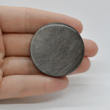 Cabochon obsidian silver 39x39x7mm c16