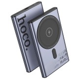 Powerbank HOCO Q32 MagSafe 5000mAh PD QC 20W Metal Gray Magnetic