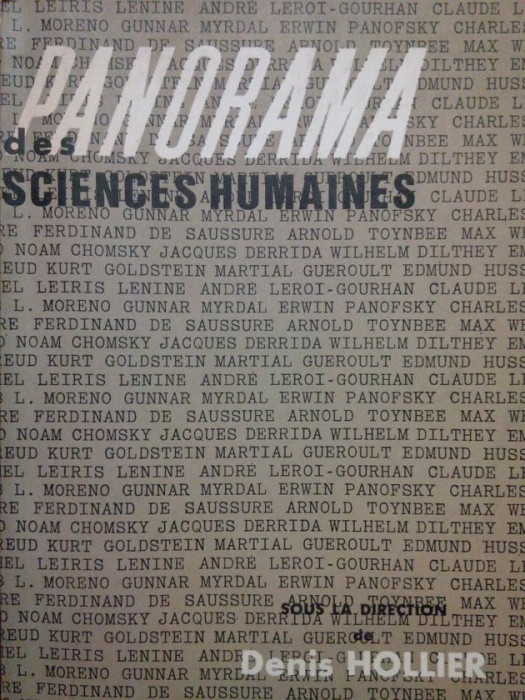 Denis Hollier - Panorama des sciences humaines (1973)