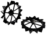 Progarden RM47 set 2 roti metalice 475x30x115mm, accesoriu motocultoare seria