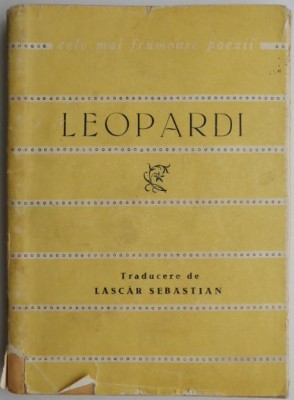 Versuri &amp;ndash; Leopardi foto