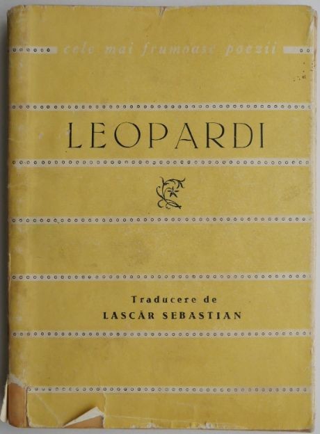 Versuri &ndash; Leopardi