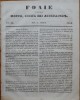 Foaia pentru minte , inima si literatura , nr. 34 , 1851 , Brasov , Muresanu