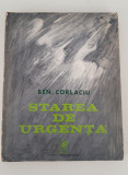 Ben Corlaciu carte cu autograf Starea de urgenta versuri