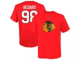 Chicago Blackhawks tricou de copii Connor Bedard Chicago Blackhawks Flat Name &amp;amp; Number Ctn Tee - Dětsk&eacute; S (6 - 8 let)