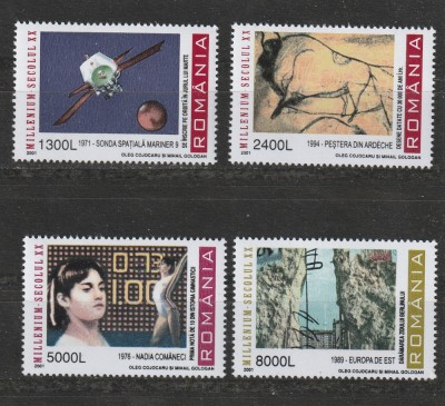 Romania 2001 - #1569 Millenium 4v MNH foto