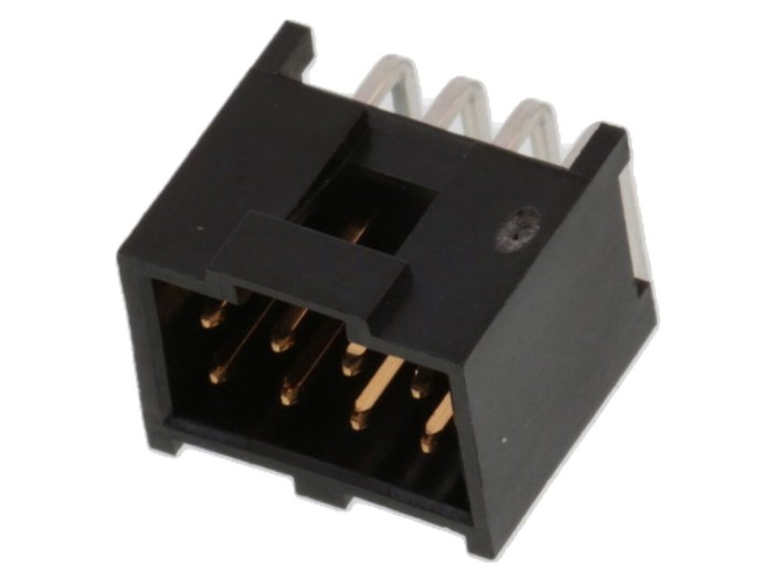 Conector cablu-placă tată, 8 pini, dreapta