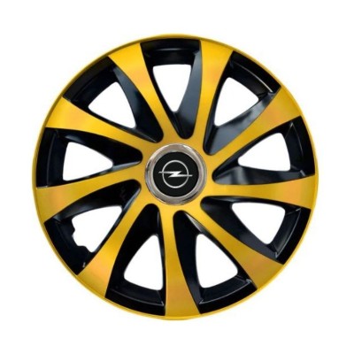 Set 4 capace roti Drift extra gold R15 Compatibil Cu Opel foto