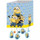 Pinata petrecere Minions cu corzi 22x28 cm