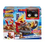 Set de joaca Hot Wheels Monster Trucks - Arena Smashers, Fire crash challenge