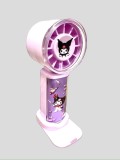 Ventilator Portabil Mini cu LED si USB reincarcabil mov diverse mascote