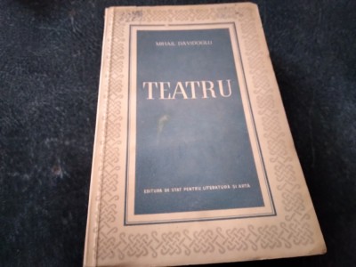 MIHAI DAVIDOGLU - TEATRU 1954 foto