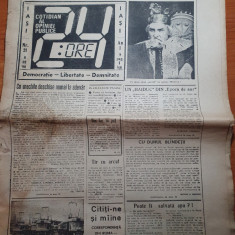 ziarul 24 ore din 8 februarie 1990-ziar din iasi
