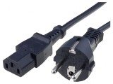 Cablu Alimentare CEE 7/7 la IEC C13 5m Negru