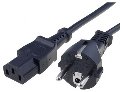 Cablu Alimentare CEE 7/7 la IEC C13 5m Negru foto