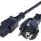 Cablu Alimentare CEE 7/7 la IEC C13 5m Negru