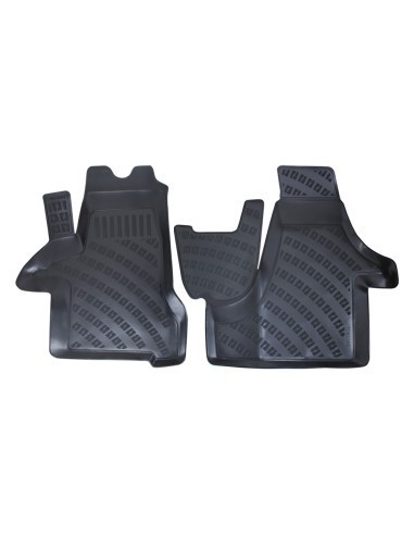 Set covorase auto din cauciuc tip tavita Volkswagen Transporter T5-T6-T7 2003-