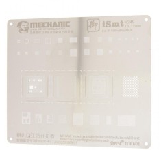 BGA Reballing Mechanic, iSmt Series Steel Stencil 2 in 1, iPhone 11 Pro, 11 Pro Max