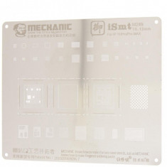 BGA Reballing Mechanic, iSmt Series Steel Stencil 2 in 1, iPhone 11 Pro, 11 Pro Max