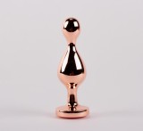 Cumpara ieftin Dop Anal Cu Bijuterie Secret Shine Booty Call M IV, Metalic, 12 cm