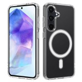 Husa Samsung Galaxy A55 5G Techsuit MagSafe Pro, transparenta