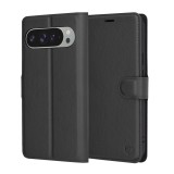 Husa Google Pixel 9 Pro XL Techsuit Leather Folio, negru