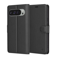 Husa Google Pixel 9 Pro XL Techsuit Leather Folio, negru foto