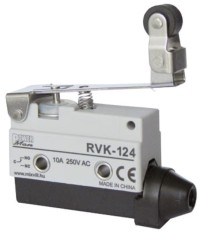 Limitator de cursa cu buton de limita 1NO+1NC comutator de pozitie cu lamela cu rola IP40