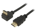 Cablu HDMI 2.0 HDCP 2.2 3m 270&deg; PVC, Goobay