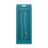 Vibrator Obsessions Zeus Rechargeable Silicon, 10 Moduri Vibrație &amp; Waterproof - Dark Green
