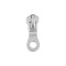 Cursor metalic pentru fermoar de 8 mm, 44 x 35 mm, Argintiu