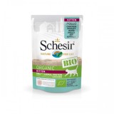 Cumpara ieftin Schesir Bio For Kitten, Pui, plic 85 g