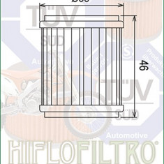 Filtru Ulei HF140 Hiflofiltro Husqvarna Yamaha Cod Produs: MX_NEW HF140