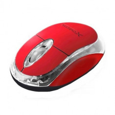 Mouse optic fara fir 3D 2.4GHZ Rosu foto