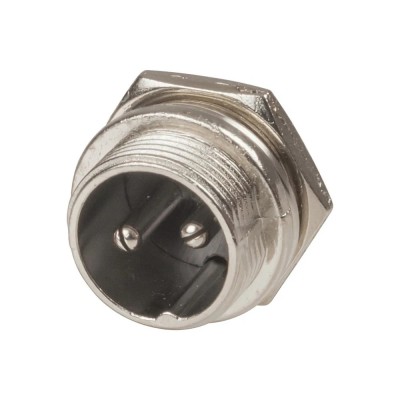 Conector 2P tata metal panou foto