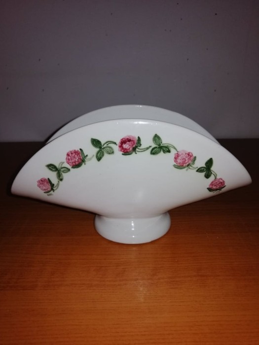 Suport de servetele vintage Ceramica florala Tallberg Keramik Suedia