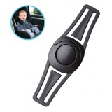 Clip Siguranță Copii, Honeybaby, Ajustabil, Negru, 15x5cm