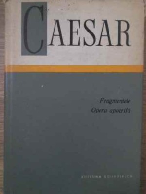 FRAGMENTELE. OPERA APOCRIFA-CAESAR-348182 foto
