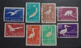 Romania 1957 Lp 448 fauna din Delta Dunării serie stampilat