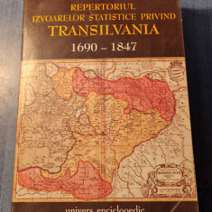 Repertoriul izvoarelor statistice privind Transilvania 1690 - 1847 Aurel Radutiu