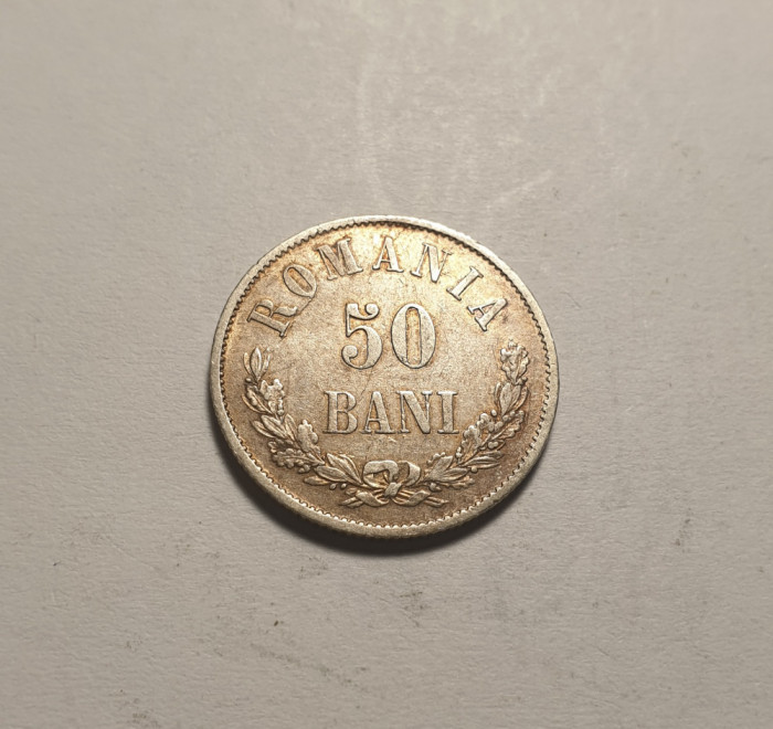 50 bani 1873 Superba Piesa de Colectie