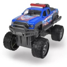 MASINA DE TEREN ALBASTRA DIN METAL RALLY MONSTER 15CM