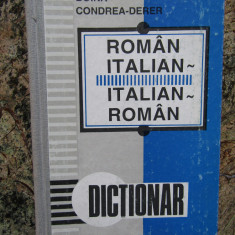DICTIONAR ROMAN-ITALIAN, ITALIAN-ROMAN-DOINA CONDREA-DERER