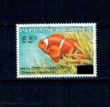 Papua New Guinea 1994 - Pești, supratipar nominal nou, neuzat