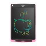 Tableta digitala color LCD Panel, 10 inch, pentru scris si desenat, 27 cm, roz, 3 ani+